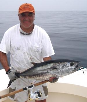 8/8/2005 Capt Dave w/ a light tackle bluefin